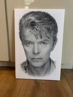 David Bowie Potloodtekening op Canvas, Ophalen of Verzenden