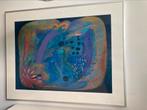 “Le papillon matinal” gouache Frederic v Batenburg, Antiek en Kunst, Ophalen of Verzenden