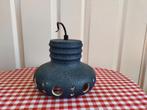 Retro Vintage hanglamp donkerblauw., Ophalen of Verzenden, Huis en Inrichting