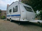 Hobby de Luxe 440 SF (mover, fietsendrager, treinzit), Hobby, Luifel, Treinzit, Dwarsbed