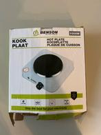 Benson Electric Kookplaat 1000W - Nieuw, Nieuw, 3 kookzones of minder, Ophalen of Verzenden, Vrijstaand