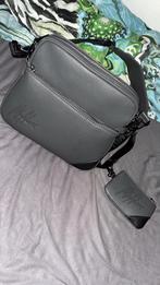 Malelions triple-messenger bag, Overige merken, Grijs, Zo goed als nieuw, Leer