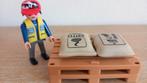 Playmobil havenarbeider met palletvracht  set 4474 deel, Ophalen of Verzenden, Zo goed als nieuw