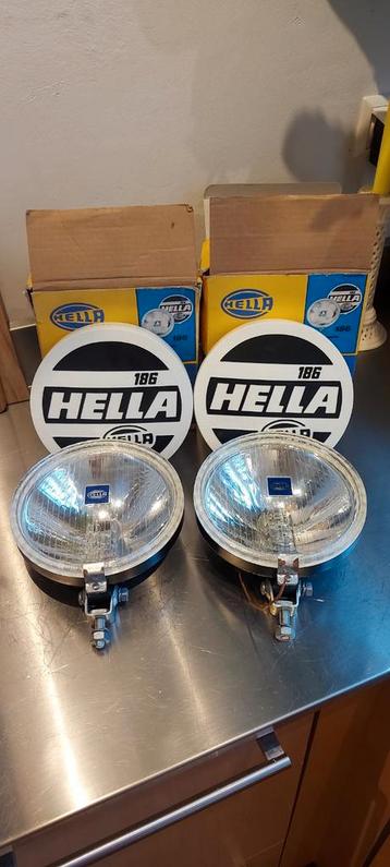NOS set hella 186 mistlampen oldtimer verlichting. beschikbaar voor biedingen