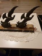 Beeld met twee vogel (zwaluwen of meeuwen) van brons, Antiek en Kunst, Verzenden, Brons