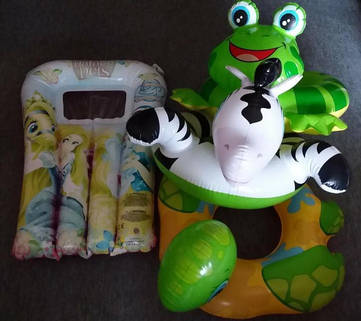 Opblaasbare figuren voor in het zembad,, Kinderen en Baby's, Babykleding | Baby-zwemkleding, Zo goed als nieuw, Zwem-accessoire
