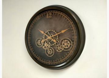 Radar Wandklok, goud brons metallic  beschikbaar voor biedingen