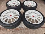 Abarth Punto esseessee velgen 4x100 7.5j naaf 56.6, Auto-onderdelen, Banden en Velgen, Ophalen, 18 inch, Gebruikt, Velg(en)