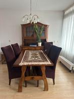 Eettafel en 6 stoelen, Huis en Inrichting, Complete eetkamers, Ophalen, Zo goed als nieuw, 4 tot 6 stoelen