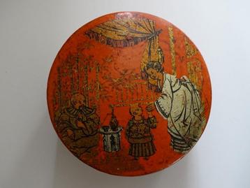Rood Lak Doosje Chinees Chinese Laquer Box  beschikbaar voor biedingen
