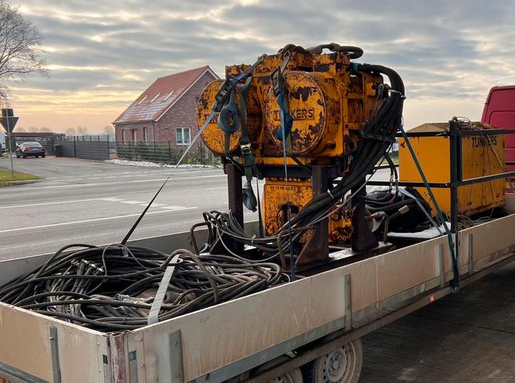 Elektrisch damwand trilblok Tunkers PE 5004, Zakelijke goederen, Machines en Bouw | Kranen en Graafmachines, Overige typen, Ophalen