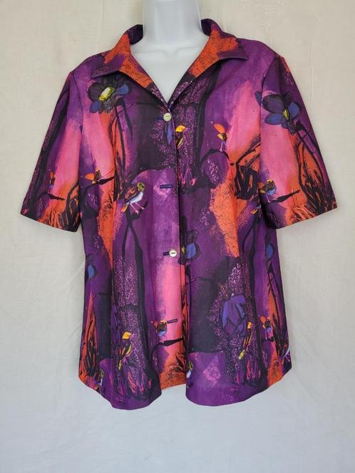Gave hippie blouse met vogels mt M, Kleding | Dames, Blouses en Tunieken, Zo goed als nieuw, Maat 38/40 (M), Ophalen of Verzenden
