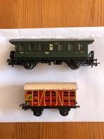 Märklin wagons 386 en 3291 en ontkoppelrail 3600 ek, Hobby en Vrije tijd, Modeltreinen | H0, Wisselstroom, Wagon, Ophalen of Verzenden