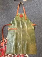 Leren schort Witloft hand crafted, Huis en Inrichting, Keuken | Textiel, Ophalen of Verzenden, Zo goed als nieuw, Bruin, Schort