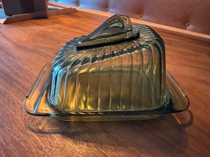 Glazen kaasstolp - vintage, Antiek en Kunst, Antiek | Glas en Kristal, Ophalen