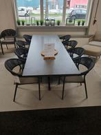 minerva tuintafel 280x95 + 8 sienna stoelen, Ophalen of Verzenden, 8 zitplaatsen, Tuinset, Eettafel