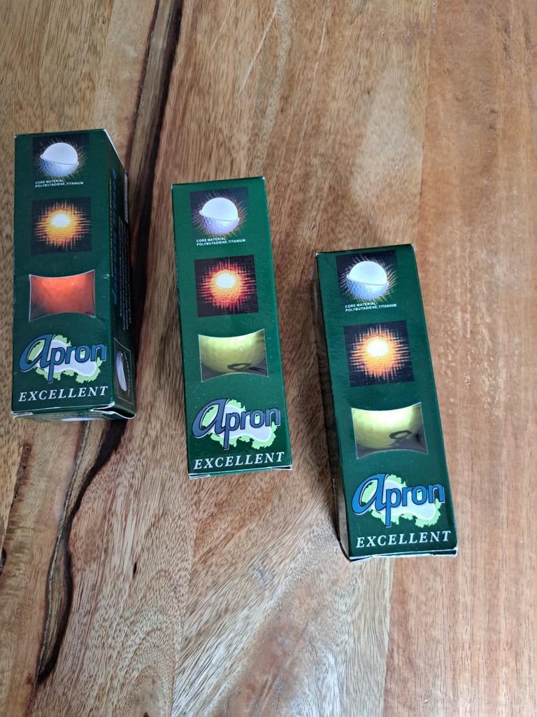 Apron Excellent Golfballen - Nieuw in doos, Ophalen of Verzenden