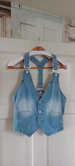 Spijker gilet halter top strass mt.38 festival top, Maat 38/40 (M), Blauw, Ophalen of Verzenden, Zo goed als nieuw