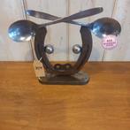 Metalen koe gemaakt van hoefijzer - metal art, Ophalen of Verzenden, C, C, C