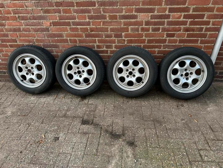 175/65R15 Banden en Velgen Set 4x100 mini cooper, Auto-onderdelen, Accu's en Toebehoren, Gebruikt, Ophalen of Verzenden