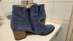 Gabor blauwe suede laarsjes - Maat 40.5, Blauw, Lage of Enkellaarzen, Gabor, Ophalen of Verzenden