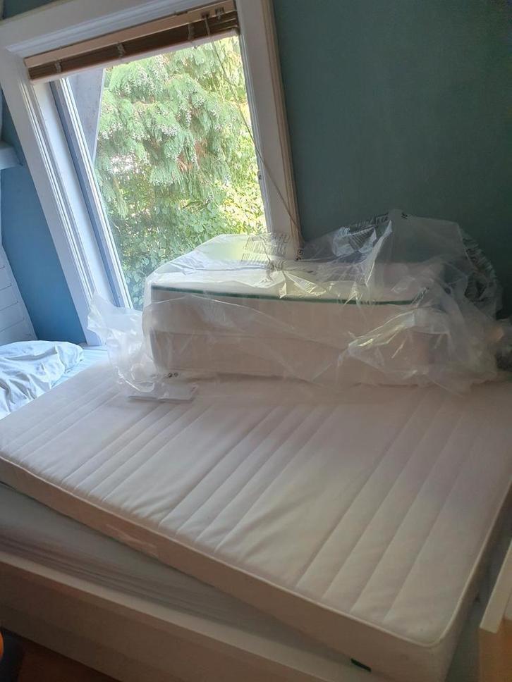Meegroeimatras Ikea dikke kwaliteit 80x200cm, Huis en Inrichting, Slaapkamer | Bedden, Zo goed als nieuw, Eenpersoons, 80 cm, Hout