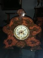 Uniek Rozenburg plateel klok stel 1898, Ophalen of Verzenden