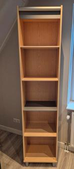Houten Boekenkast met Metalen Details, Huis en Inrichting, Ophalen, Met plank(en), Gebruikt, Kunststof