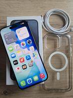 iPhone 15 pro max 256gb in perfecte staat, Telecommunicatie, Mobiele telefoons | Apple iPhone, Blauw, IPhone 15 Pro Max, Zo goed als nieuw