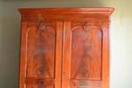 Prachtige antieke mahonie kledingkast, garderobekast., Antiek en Kunst, Verzenden