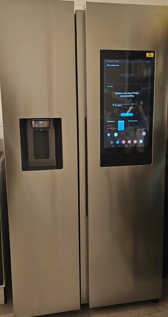 Samsung Family Hub Amerikaanse koelkast 614L 2024, Witgoed en Apparatuur, Koelkasten en IJskasten, Zo goed als nieuw, Met aparte vriezer