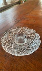 Antieke Glazen Kandelaar, Ophalen of Verzenden, Glas