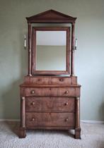 Antiek 19e eeuwse Empire kaptafel dressoir, Ophalen