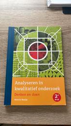 Hennie Boeije - Analyseren in kwalitatief onderzoek, Sociale wetenschap, Ophalen of Verzenden, Zo goed als nieuw, Hennie Boeije