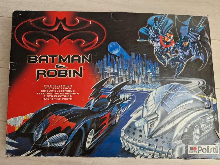 1997 batman & robin racing track sebino polistil last dodo, Verzamelen, Speelgoed, Zo goed als nieuw, Ophalen of Verzenden