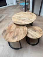 Salontafel set van 3 - Lex Leenbakker, Huis en Inrichting, Ophalen, Minder dan 45 cm, Minder dan 55 cm, Gebruikt
