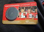 Coincard Feyenoord 2017, Verzenden, Koningin Beatrix, Euro's, Setje