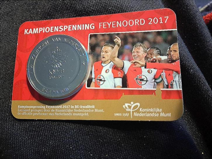 Coincard Feyenoord 2017, Postzegels en Munten, Munten | Nederland, Setje, Euro's, Koningin Beatrix, Verzenden