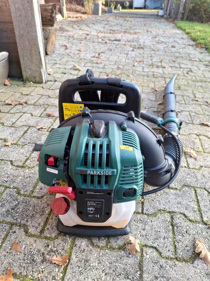 Bladblazer benzine - Parkside - zgan - zelden gebruikt., Tuin en Terras, Bladblazers, Zo goed als nieuw, Benzine, Ophalen