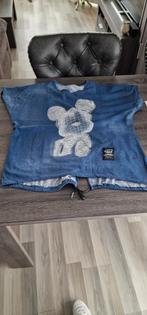 74)Te koop ZGAN soort spijker shirt met micky 1maat ongv4648, Ophalen of Verzenden, Zo goed als nieuw, Blauw, Shirt of Top