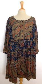 Aparte batik look print tuniek van Ulla Popken! 42/44, Bruin, Verzenden, Maat 42/44 (L), Nieuw