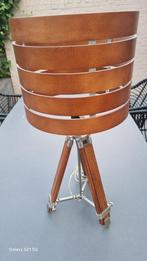 Te koop vintage design lamp van hout., Huis en Inrichting, Lampen | Wandlampen, Ophalen of Verzenden, Zo goed als nieuw, Hout