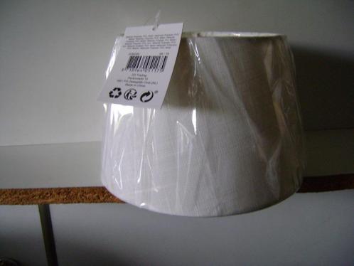 Nieuwe witte lampenkap ZD Trading(zie omschrijving0, Huis en Inrichting, Lampen | Lampenkappen, Nieuw, Minder dan 25 cm, Rond
