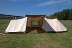 Lichtgewicht katoenen familietent Erdman Schmidt krokodil, Caravans en Kamperen, Tenten, Ophalen, Gebruikt