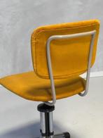 Gispen burostoel vintage design bureaustoel geel ribstof, Huis en Inrichting, Stoelen, Gebruikt, Vintage, Ophalen of Verzenden