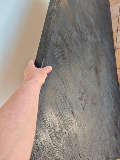 NieuweTafel met zilveren onderstel nieuw, Huis en Inrichting, Tafelonderdelen, Zo goed als nieuw, 50 tot 100 cm, Rechthoekig, Ophalen