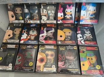 Funko pop pins beschikbaar voor biedingen