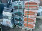 270 Nieuwe  vlakke dakpannen en 5 vorsten, 38 halve pannen, Doe-het-zelf en Verbouw, Dakpannen en Dakbedekking, Ophalen, Steen of Klei