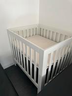 Baby box wit met matras, Kinderen en Baby's, Babywiegjes en Ledikanten, Ophalen of Verzenden, Zo goed als nieuw, Ledikant
