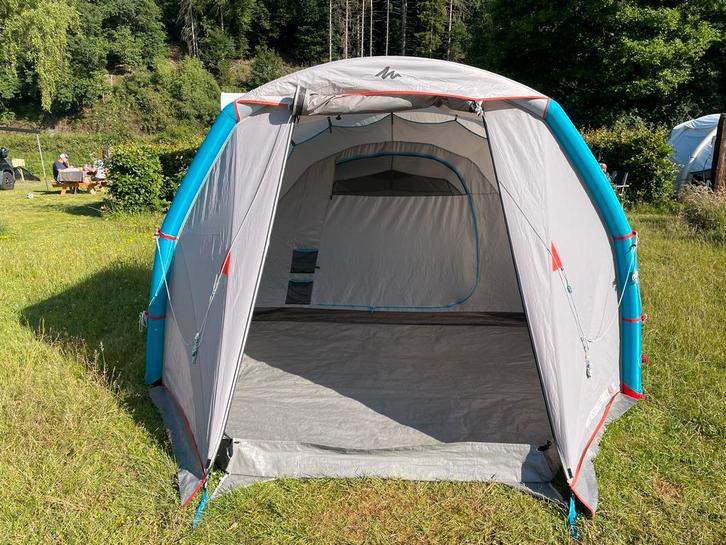 Quechua Air Seconds Family 4.1 XL Tent, Caravans en Kamperen, Tenten, tot en met 4, Gebruikt, Ophalen